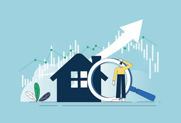 Illustrated image of a home, arrow and chart. Interest rates held at 4.75%. What do interest rates mean for my money? What help is there if I'm struggling with mortgage payments