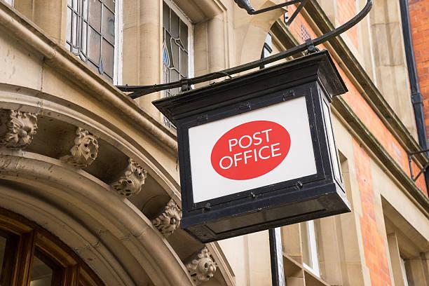 Image of a building with a post office sign outside