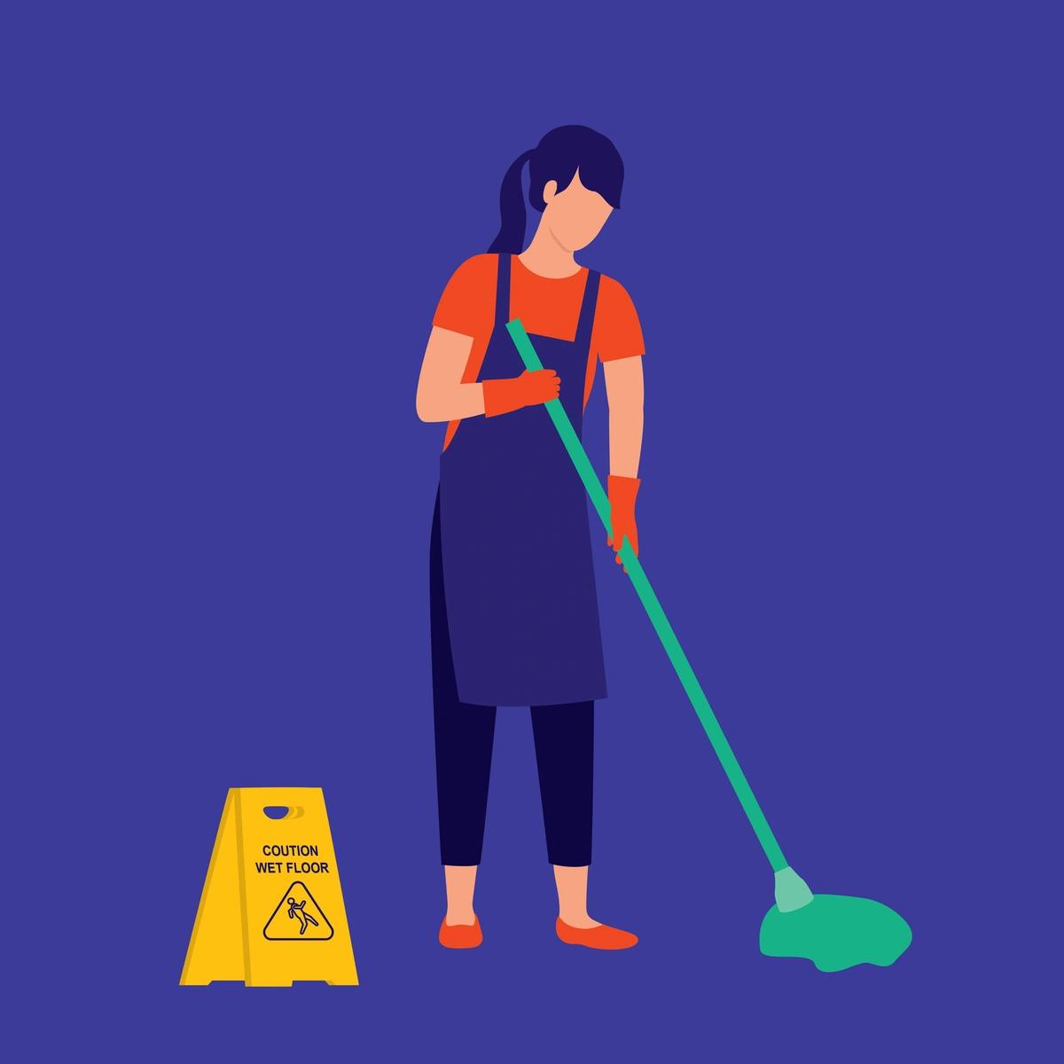 Illustration of cleaner