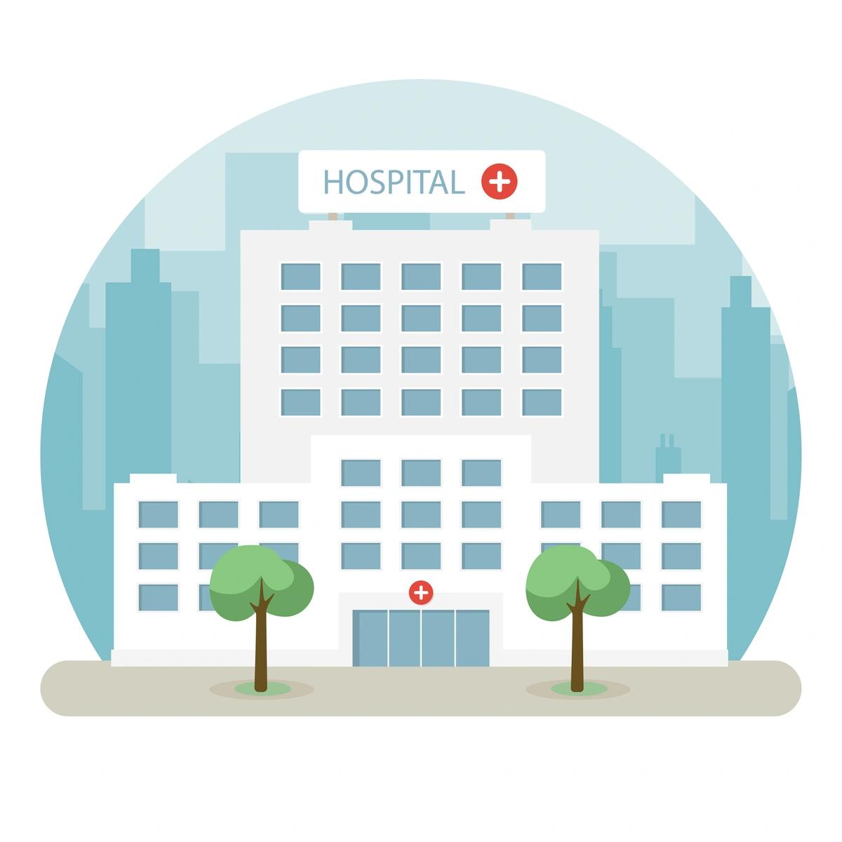 Illustration of hospital