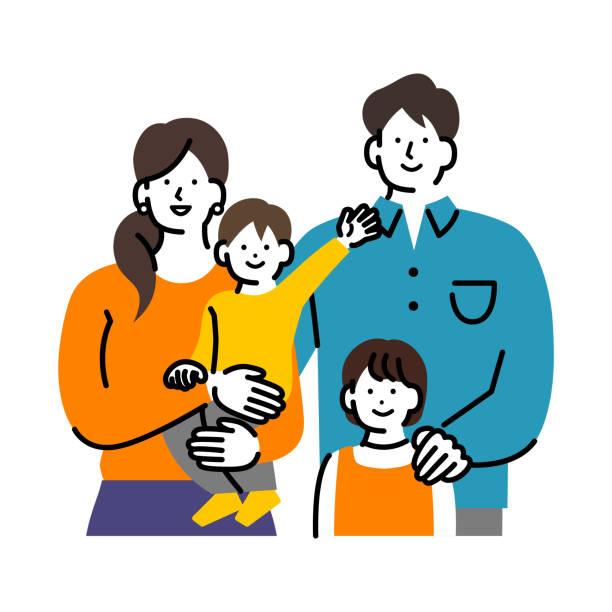 Illustrated image of a family. Changes to child benefit payments have resulted in a 16% rise in applications. Find out if you qualify for the payment