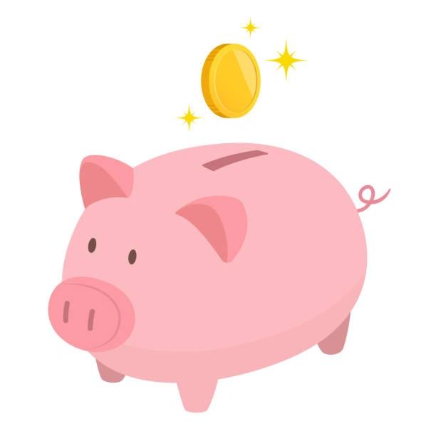 Illustrated image of a piggy bank