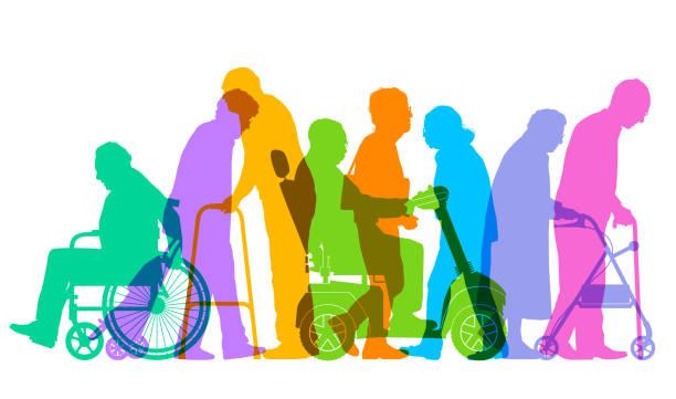 Illustrated image of several disabled people. Millions of PIP, universal credit and employment support allowance (ESA) claimants will be affected by changes to assessments due next week. Find out how it’ll affect you.