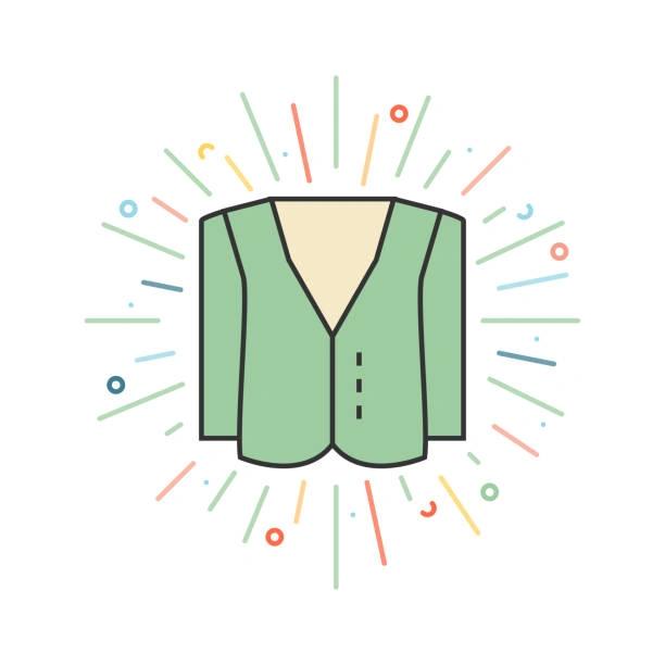 Illustrated image of a coat. 8 money-saving hacks to refresh and reuse last year's winter coat